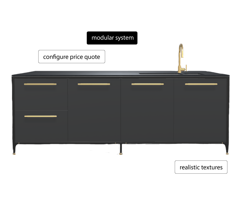 configure kitchen modules