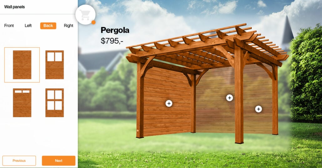 outdoor branche with expivi's 3d configurator and cpq software